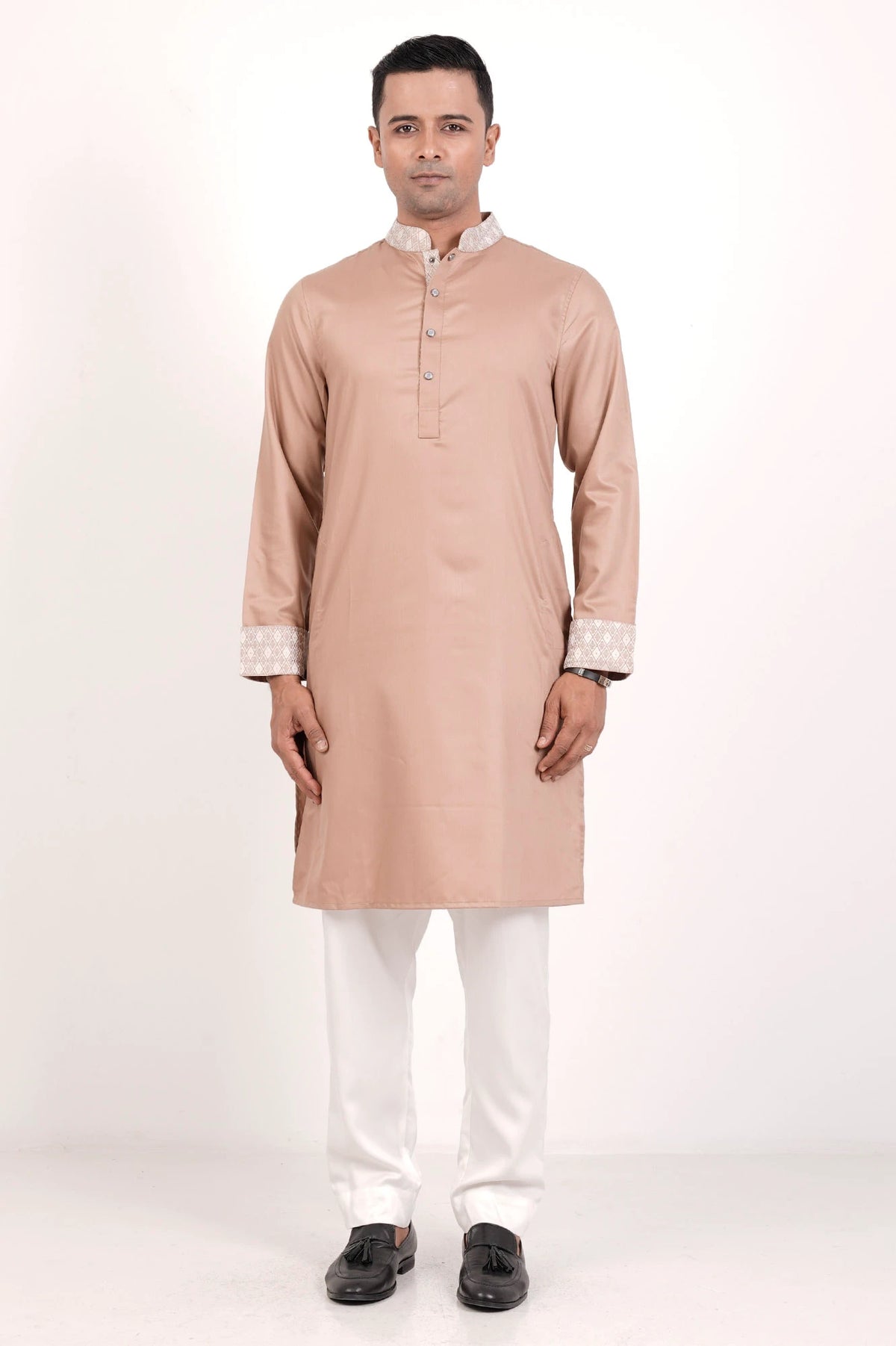 Men's Panjabi (Red Gravel)