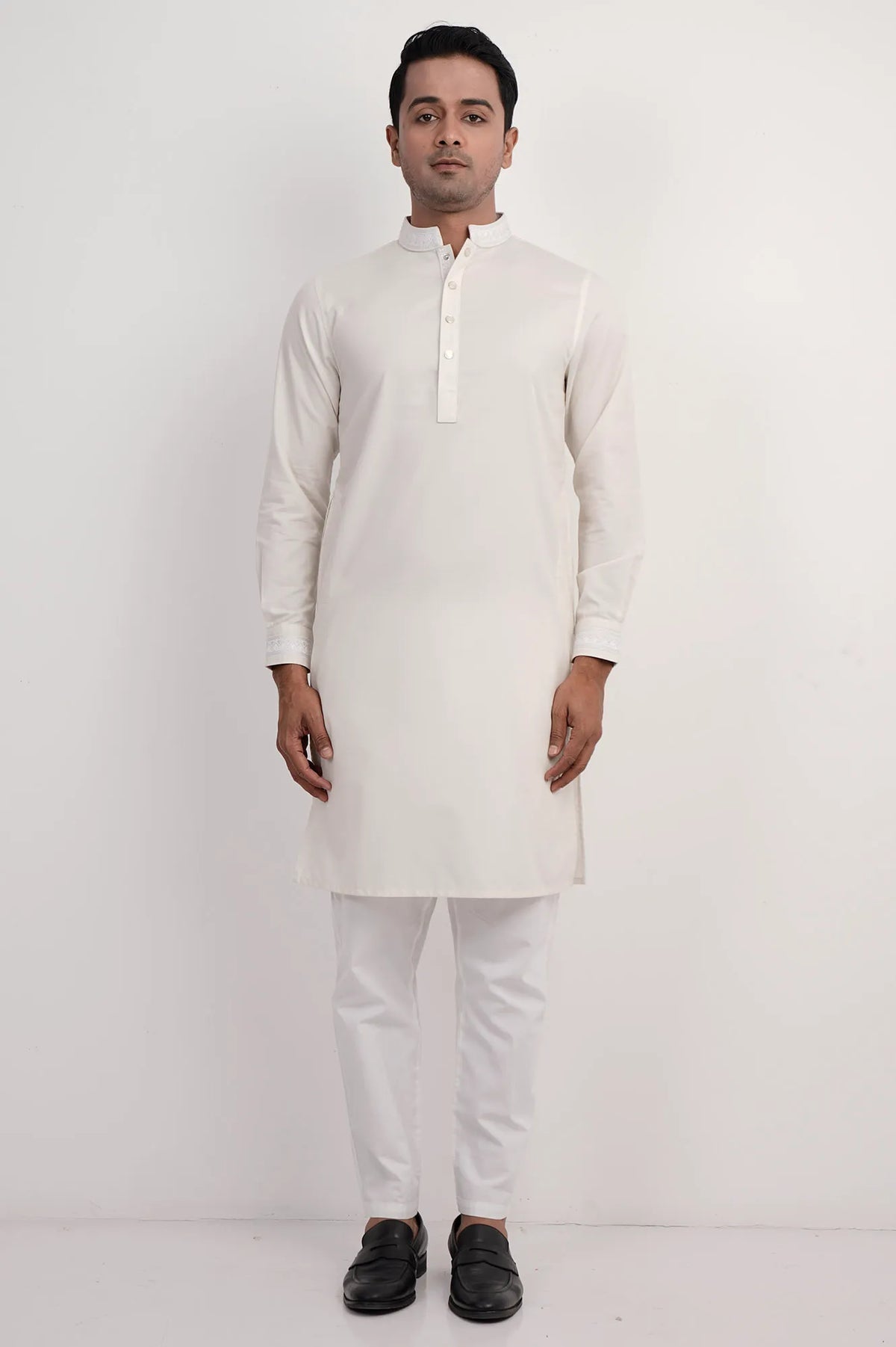 Men Panjabi (Off White)