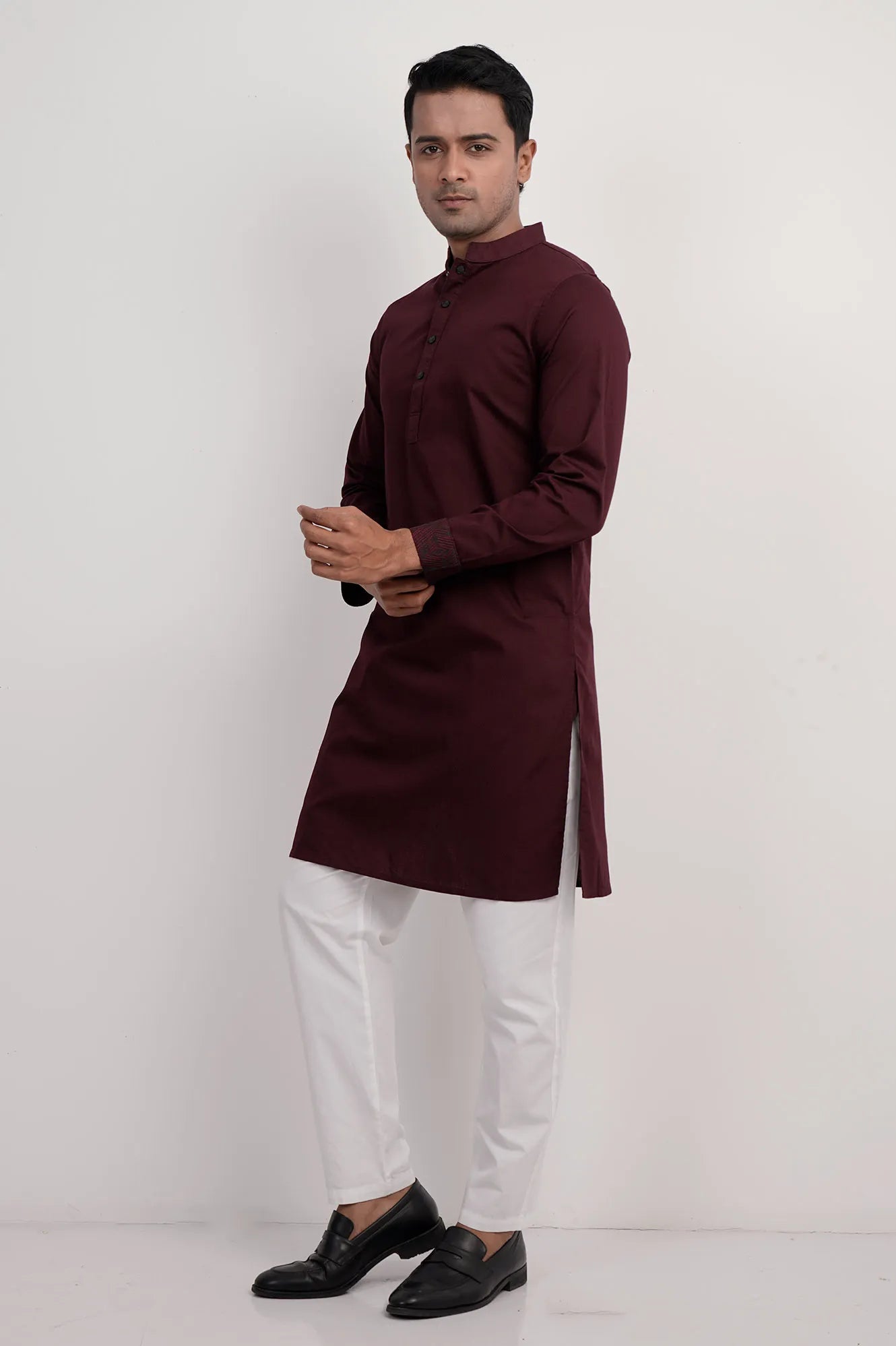 Men Panjabi (Dk. Maroon)