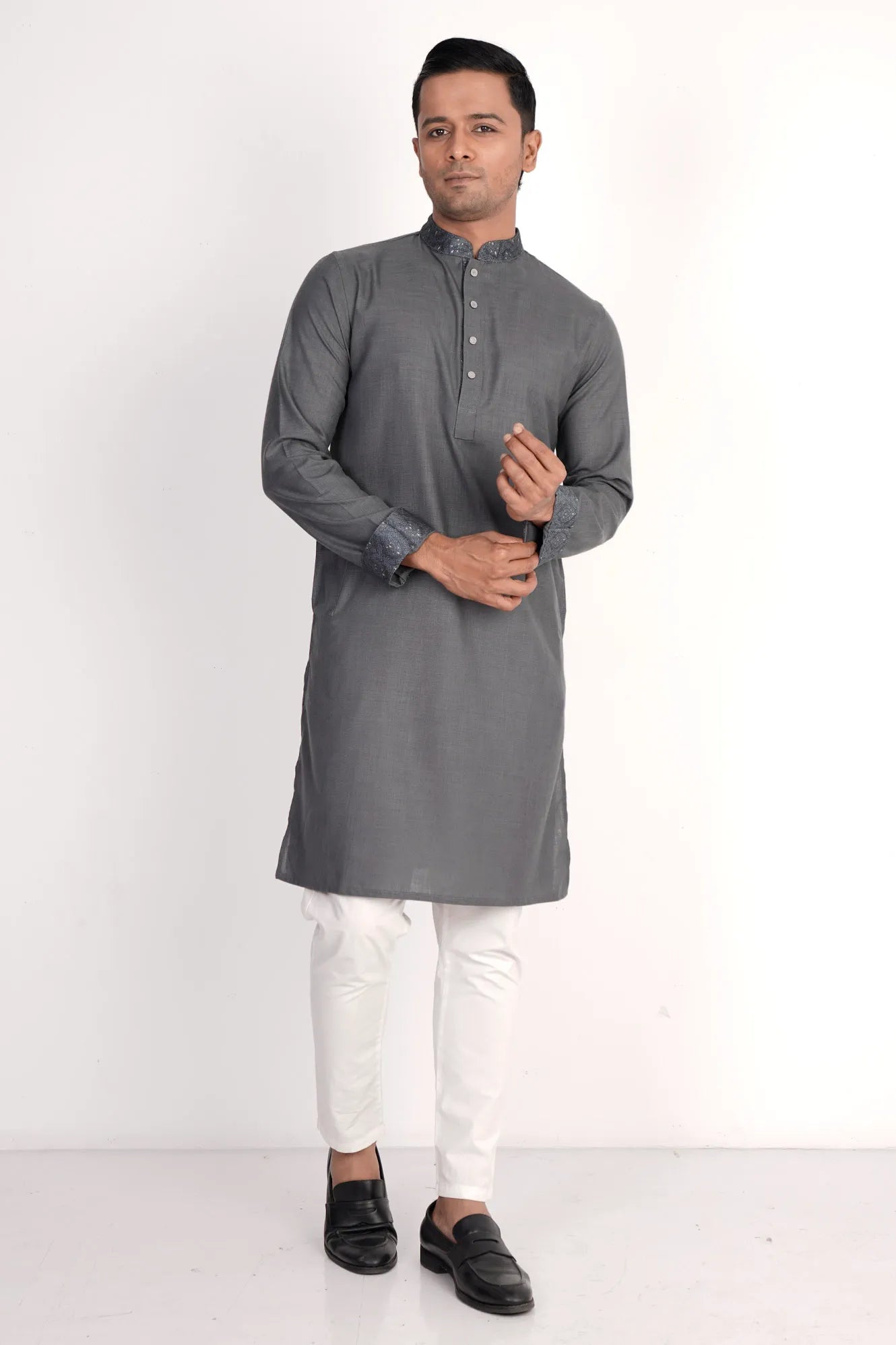 Men Panjabi (Grey)