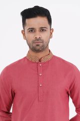 Men's Panjabi (Red)
