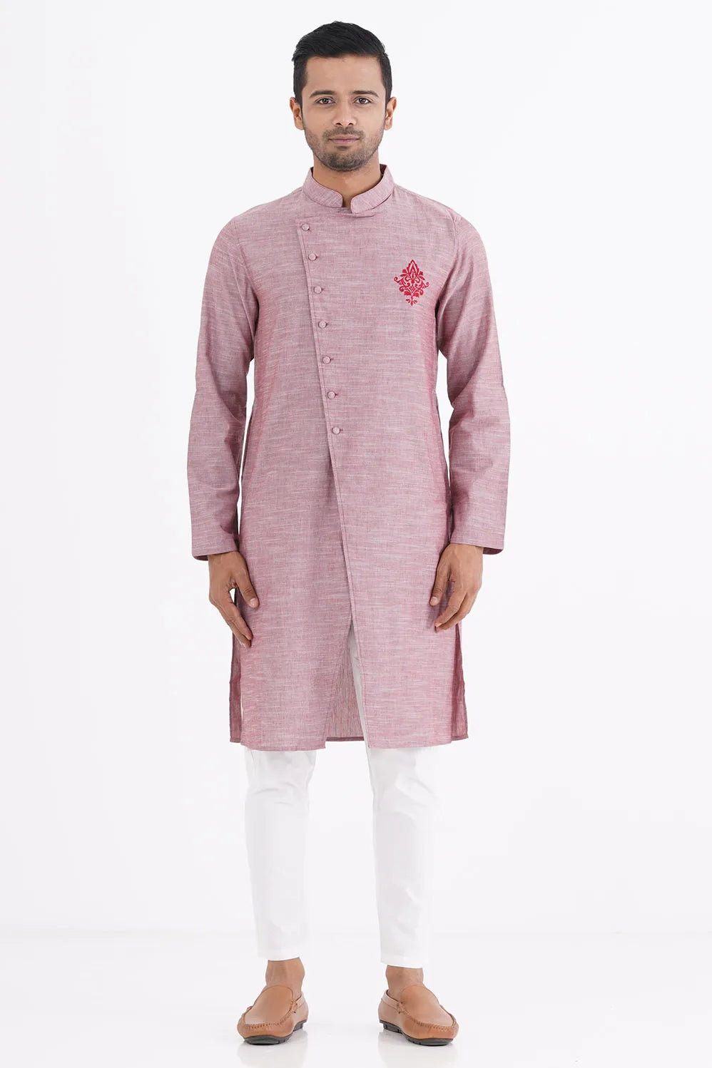 Men Panjabi (Coral)