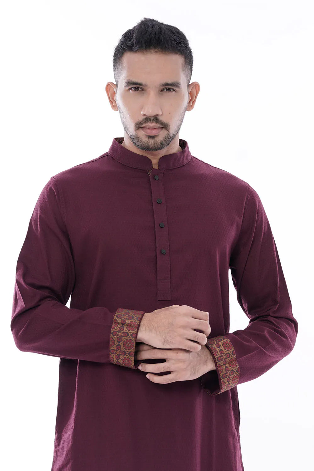 Men's Panjabi (Megenta)