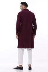 Men's Panjabi (Megenta)
