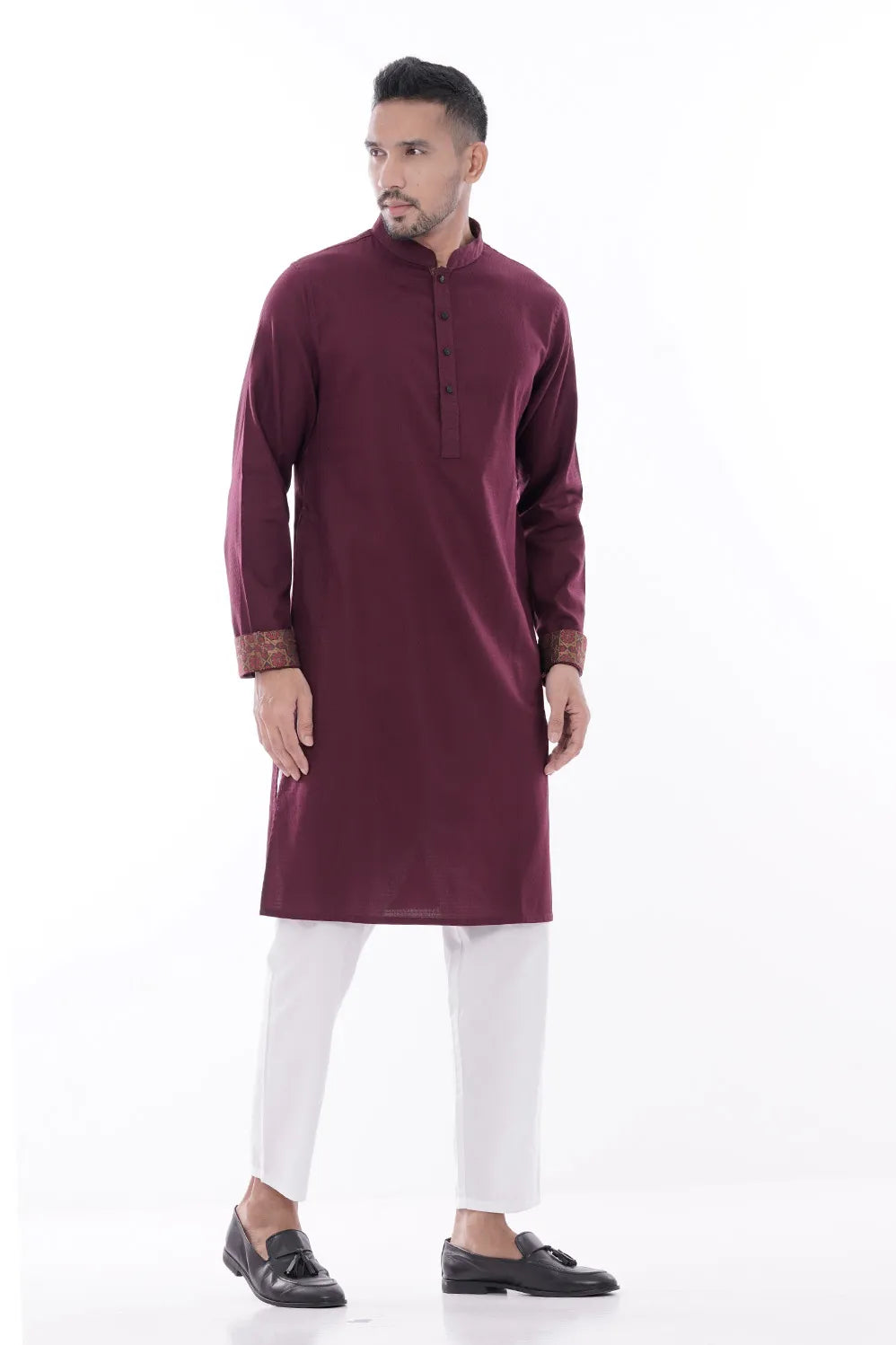 Men's Panjabi (Megenta)