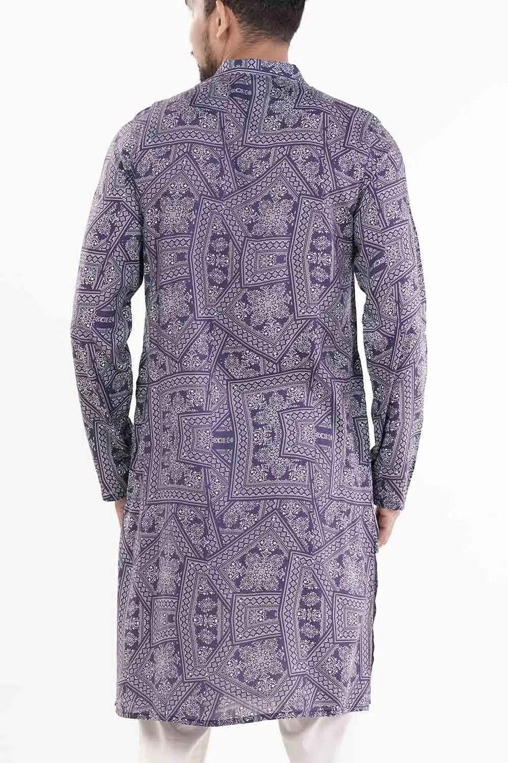 Men's Panjabi (Dk. Navy)