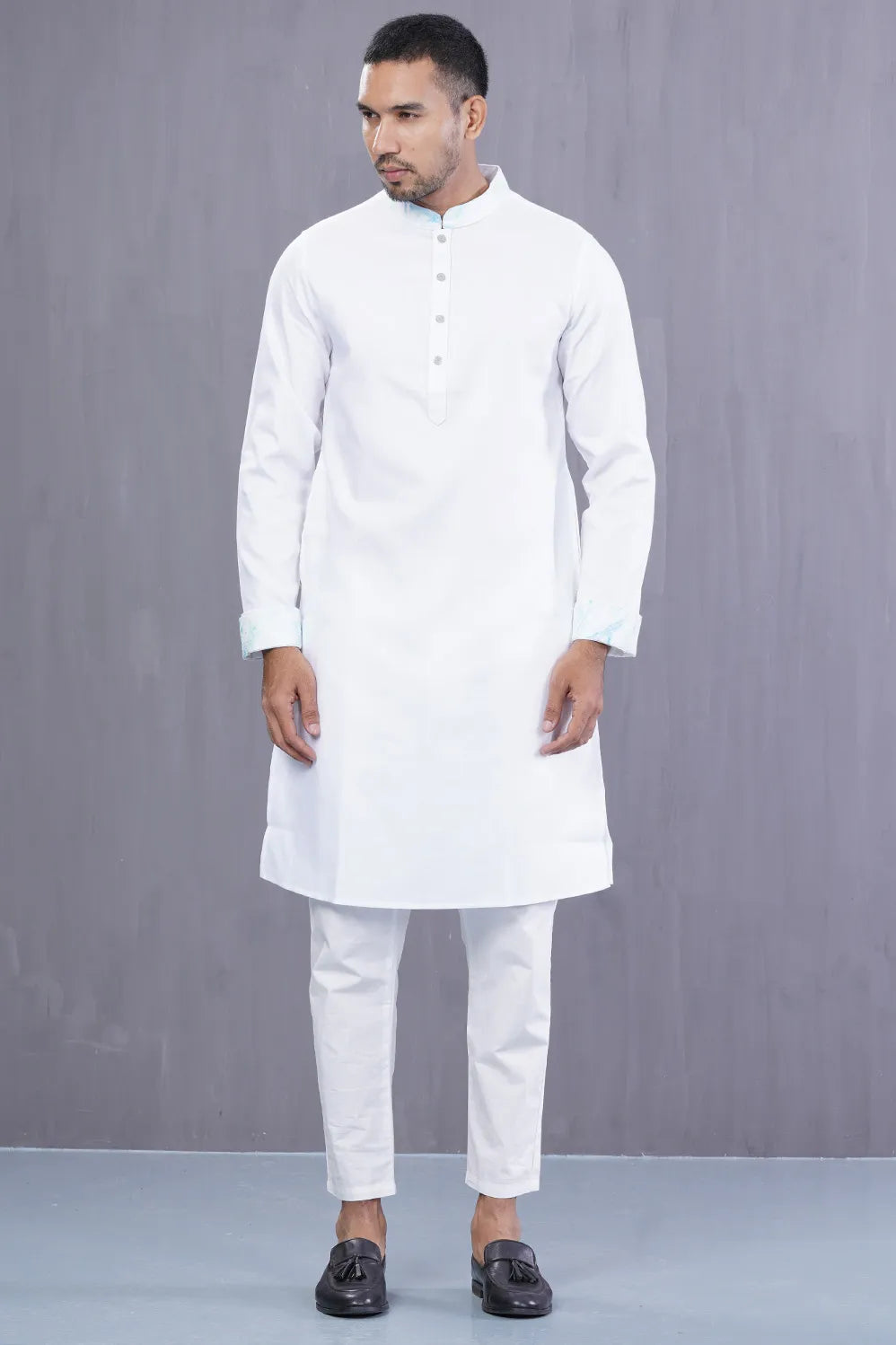 Men Premium Panjabi (White)