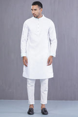Men Premium Panjabi (White)