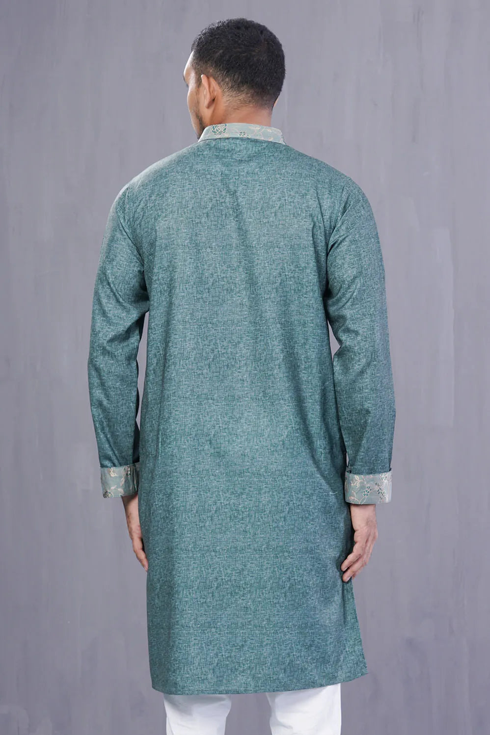 Men Premium Panjabi (Green)