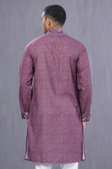 Men Premium Panjabi (Purple)