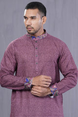 Men Premium Panjabi (Purple)