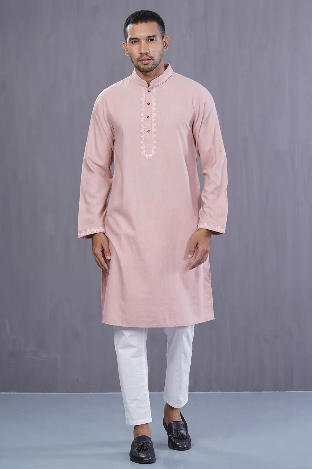 Men Panjabi (Coral)