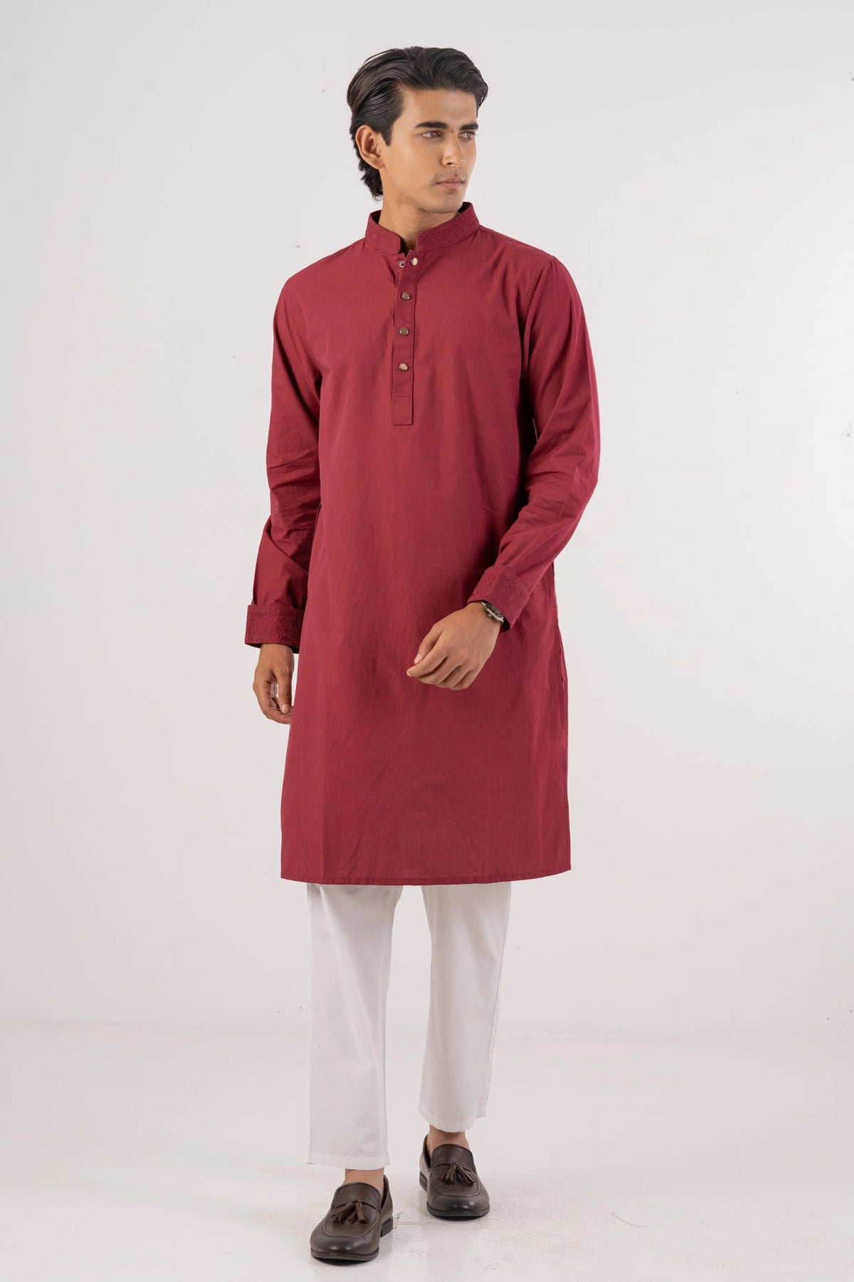 Men's Panjabi (Maroon)