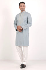 Men's Premium Panjabi (Lt. Teal)