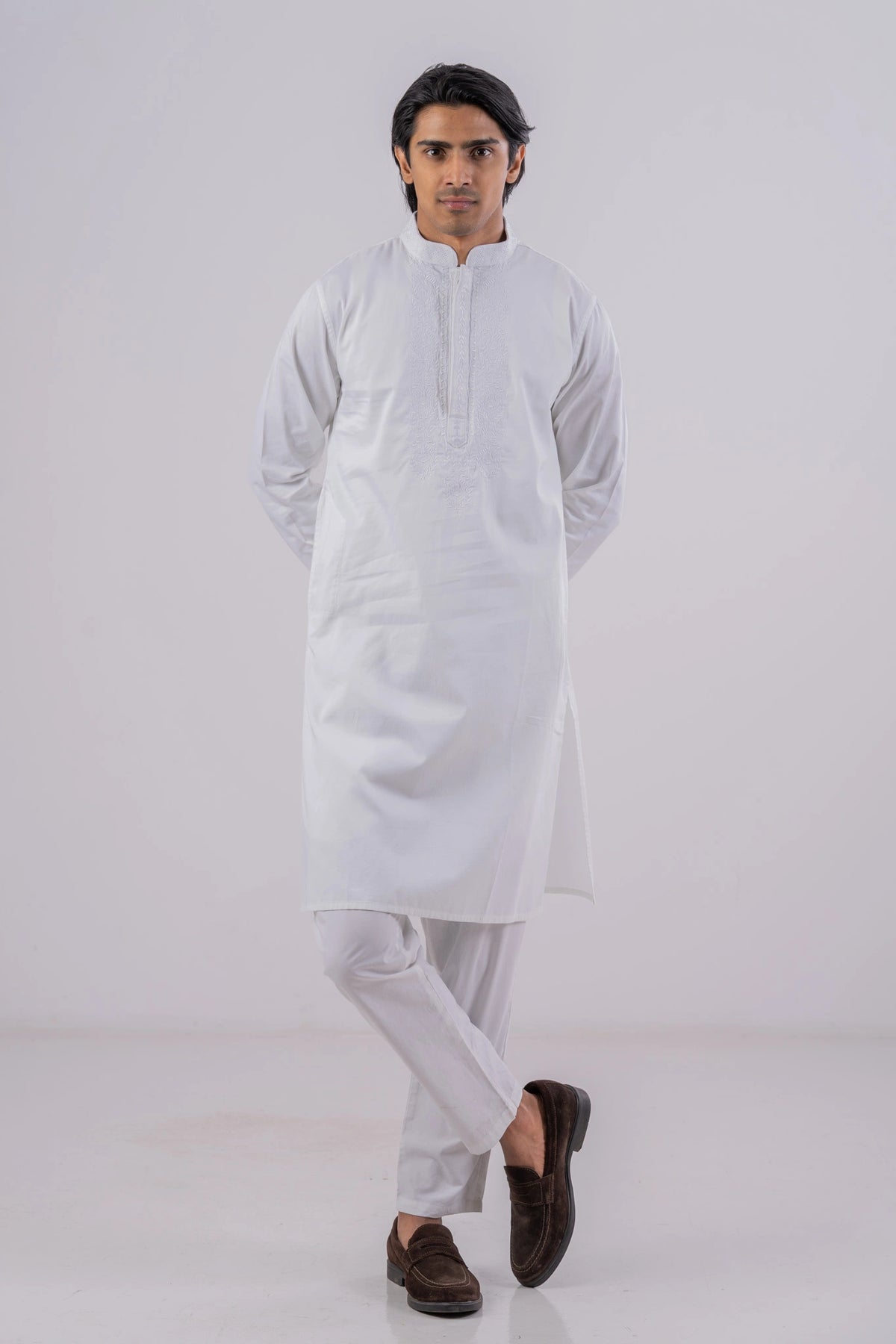 Men's Premium Panjabi (White)
