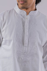 Men's Premium Panjabi (White)