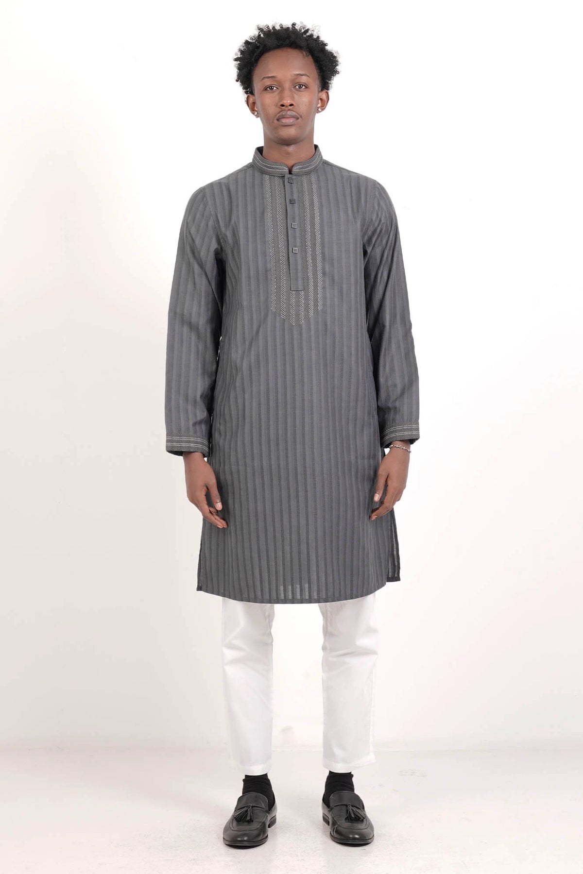 Men's Premium Panjabi (Grey)