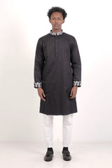 Men's Premium Panjabi (Black)