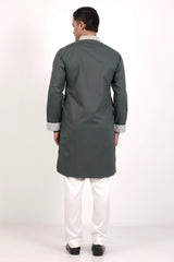 Men's Premium Panjabi (Olive)