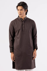 Men's Premium Panjabi (Dark Mulberry)