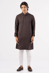 Men's Premium Panjabi (Dark Mulberry)