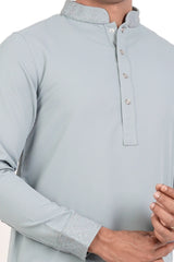 Men's Premium Panjabi (Bluish Grey)