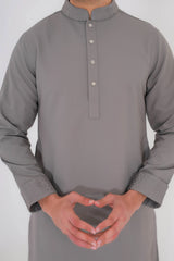 Men's Premium Panjabi (Grey)