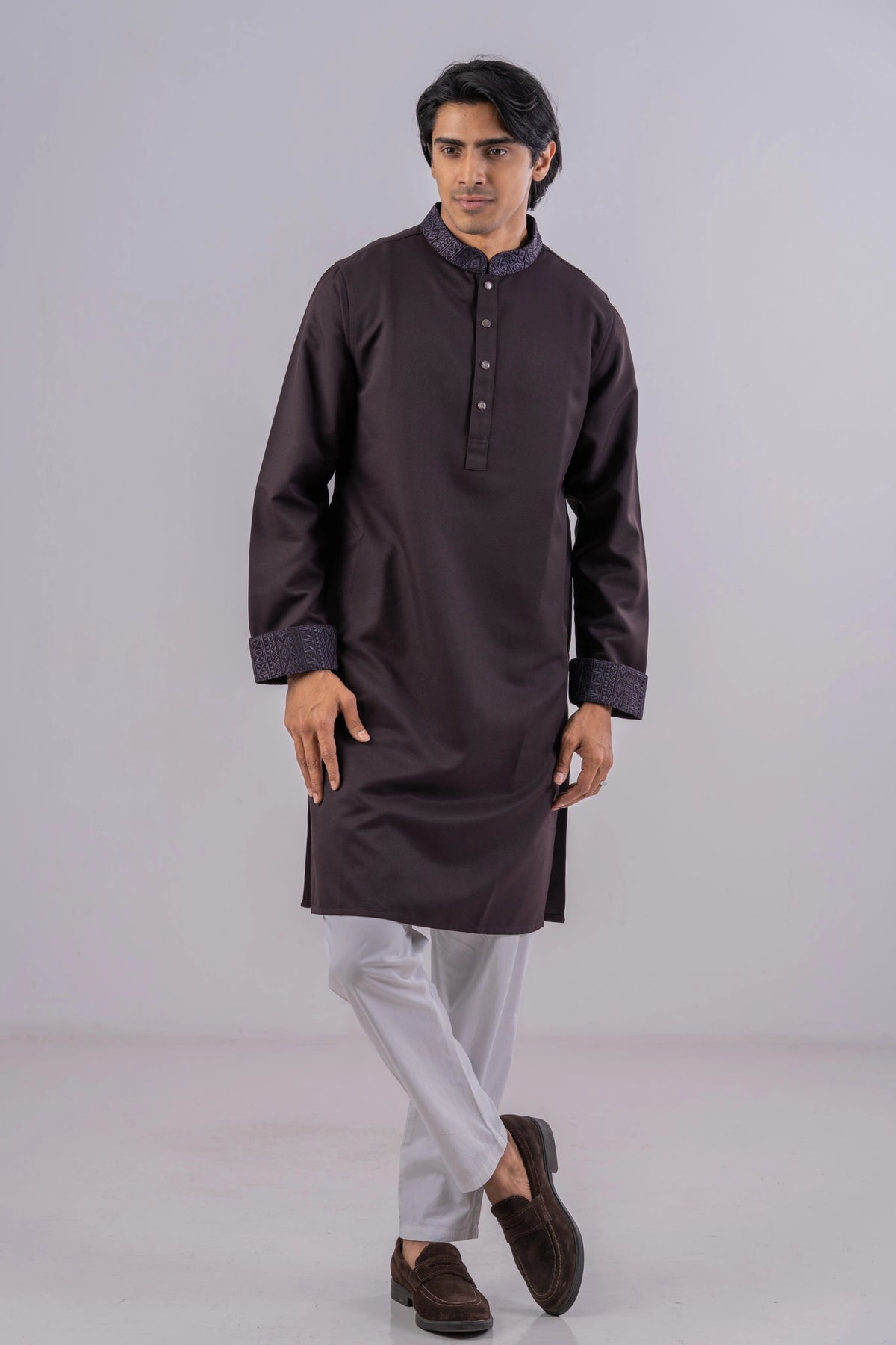 Men's Premium Panjabi (Mulberry)