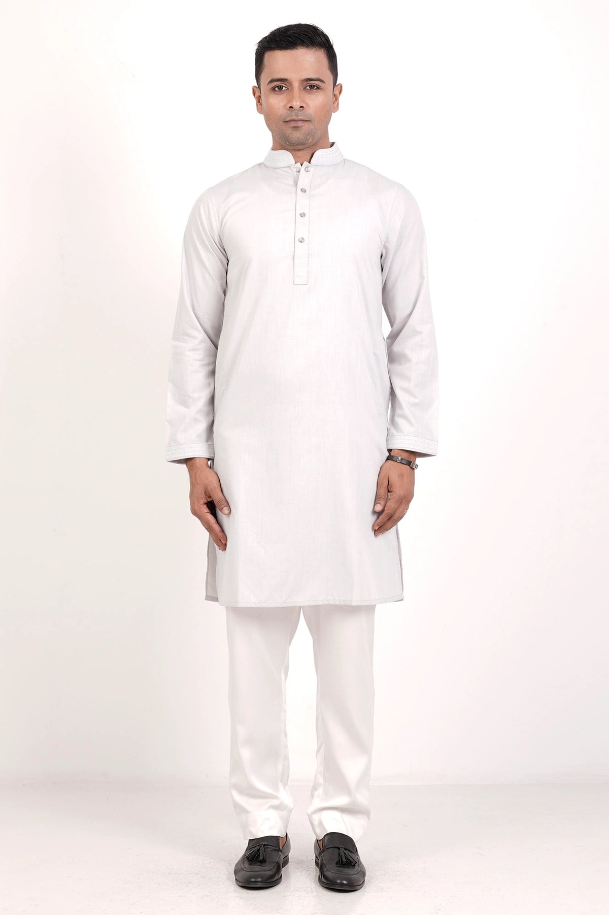 Men's Premium Panjabi (Lt. Grey)
