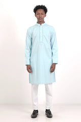 Men's Premium Panjabi (Pastel Blue)