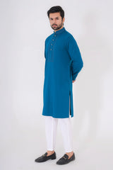 Men's Premium Panjabi (Crystal Teal)