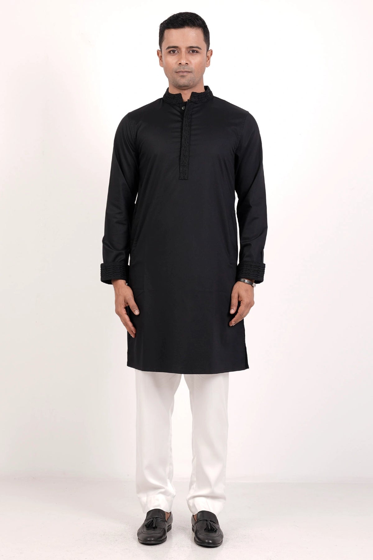 Men's Premium Panjabi (Black)