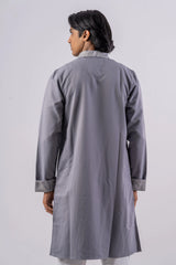 Men's Premium Panjabi (Grey)