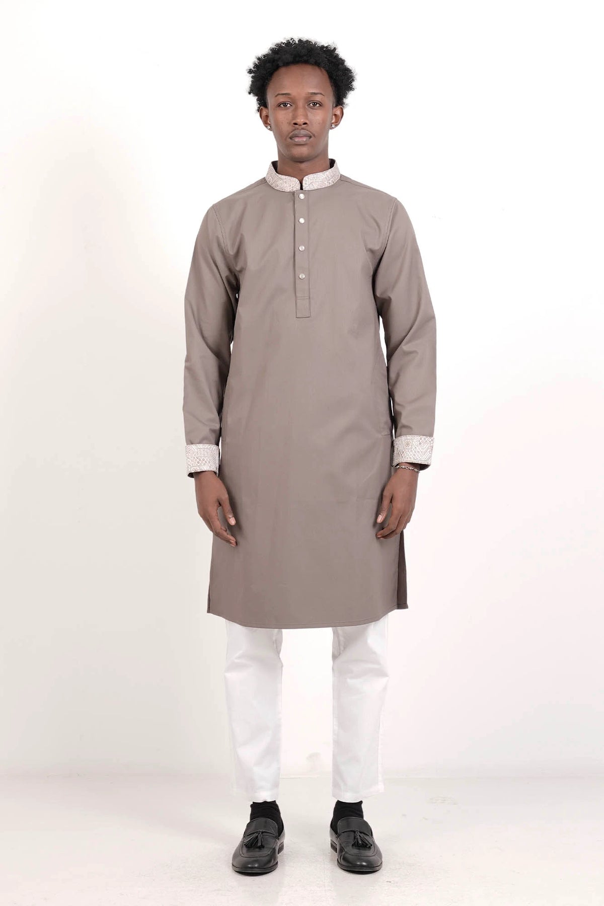 Men's Premium Panjabi (DK. Olive)