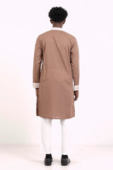 Men's Premium Panjabi (Brown)