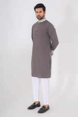 Men's Premium Panjabi (Grey)