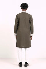 Men's Premium Panjabi (Olive)
