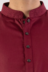 Men's Premium Panjabi (Maroon)