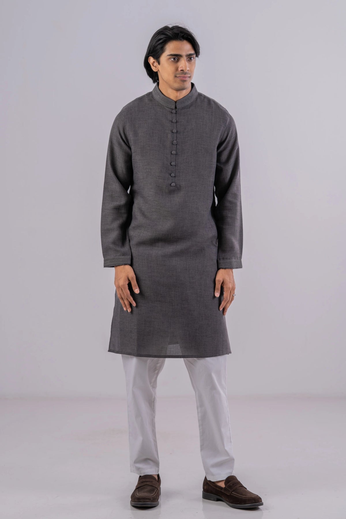 Men's Premium Panjabi (Grey)