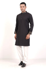 Men's Premium Panjabi (Black)