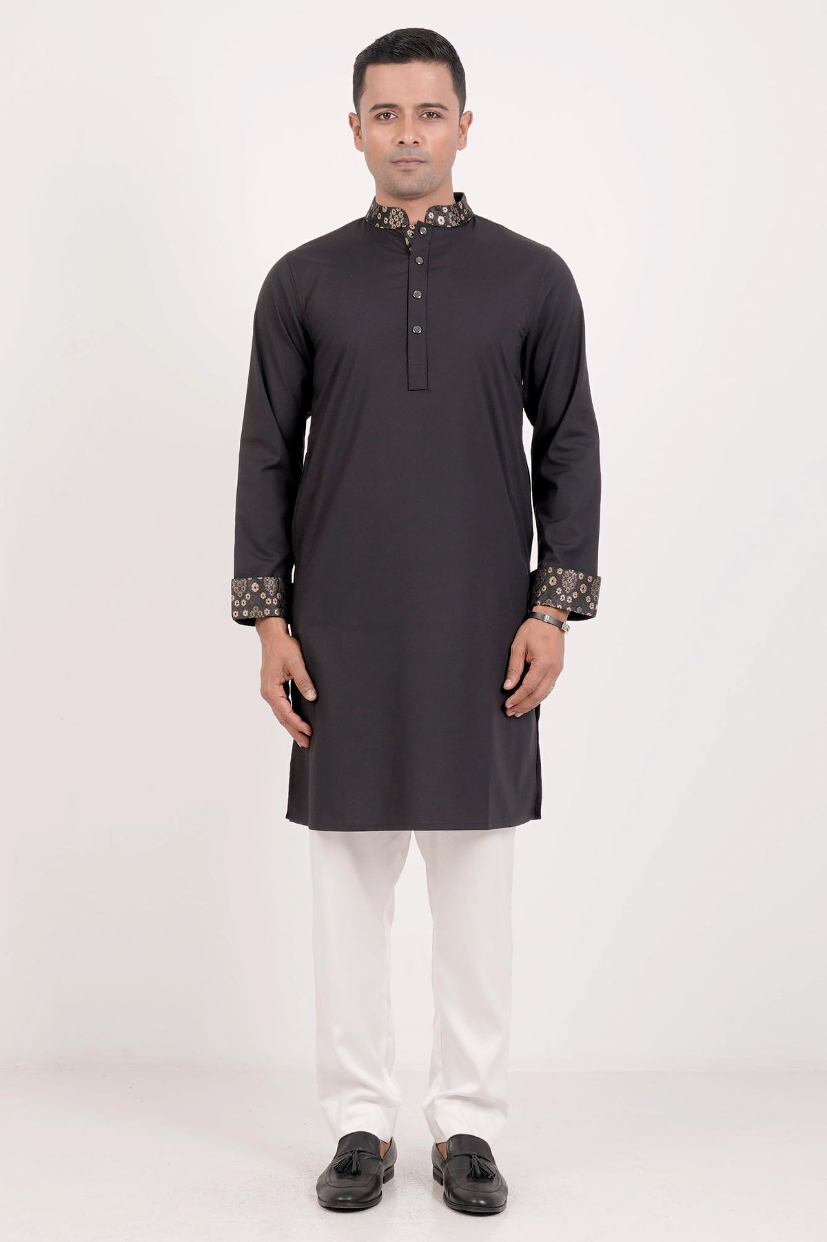 Men's Premium Panjabi (Black)