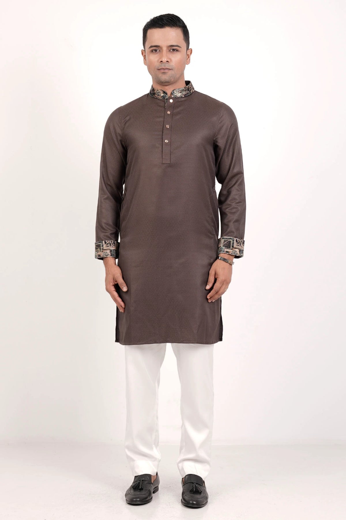 Men's Premium Panjabi (Brown)