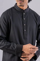 Men's Premium Panjabi (Black)