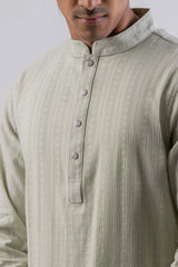Men's Premium Panjabi (Pastel Green)