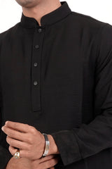 Men's Premium Panjabi (Black)