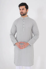Men's Premium Panjabi (Dusty Grey)