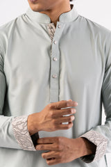 Men's Premium Panjabi (Pastel Green)