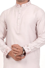 Men's Premium Panjabi (Lt. Mauve)