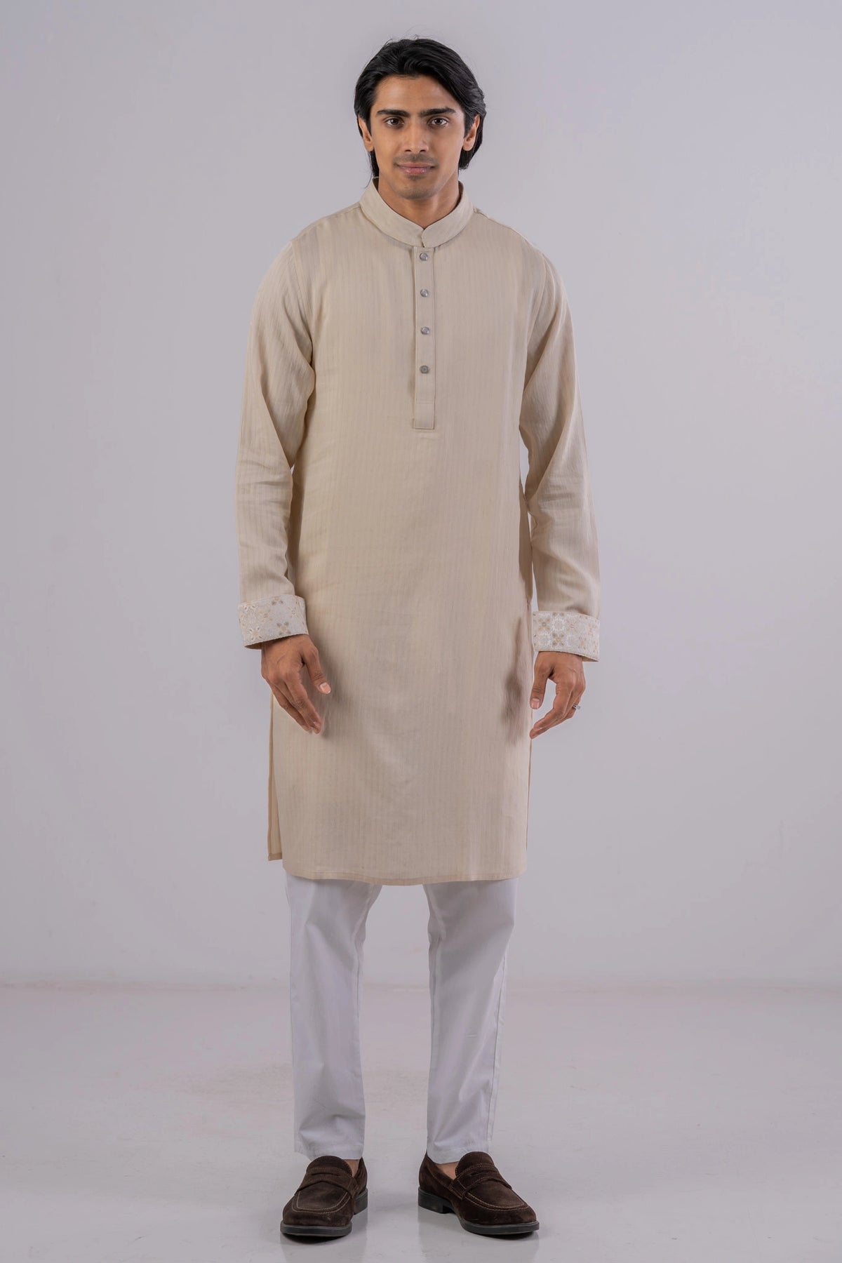 Men's Premium Panjabi (Ivory)