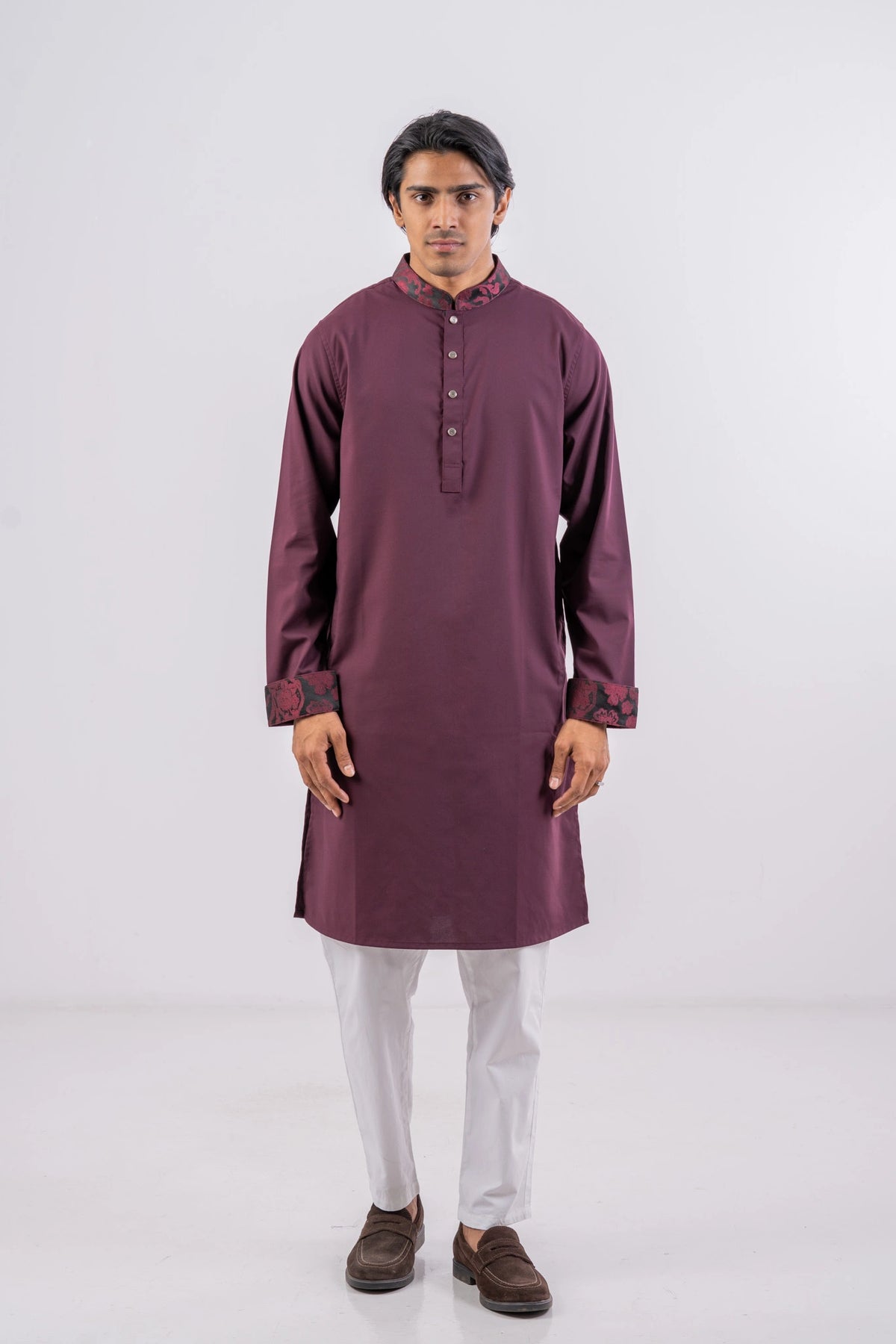 Men's Premium Panjabi (Dk. Maroon)